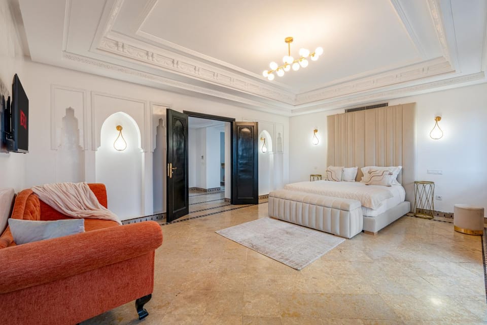 Andalusian Dream Villa pool and balcony Villa in Marrakesh