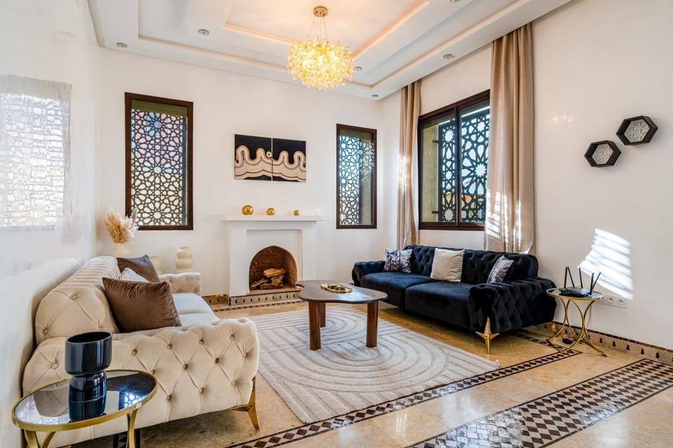 Andalusian Dream Villa pool and balcony Villa in Marrakesh