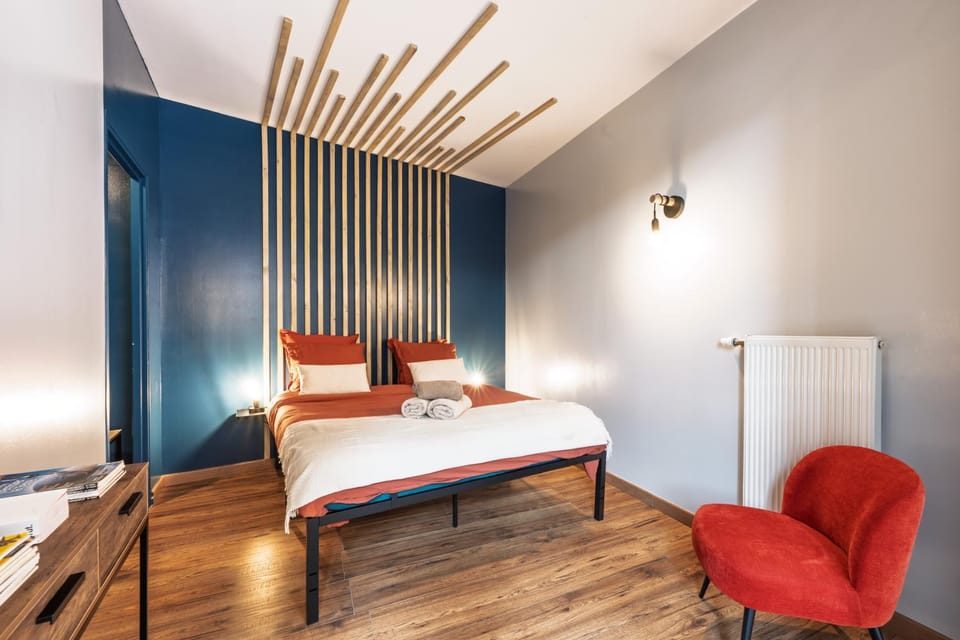 Bed, Night, Bedroom