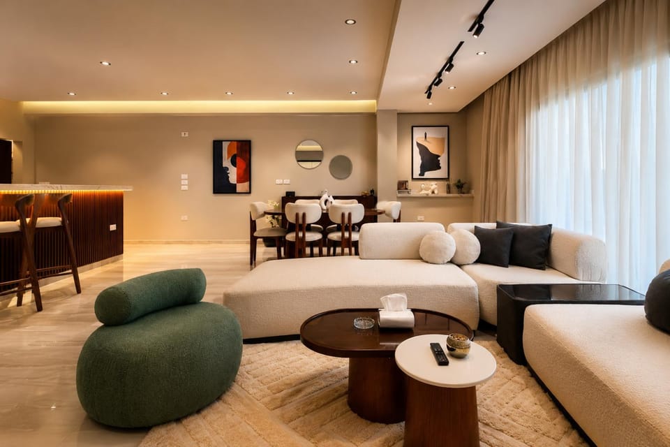 Living room, Photo of the whole room, Seating area