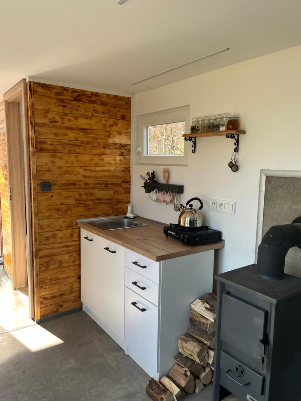 Property building, kitchen