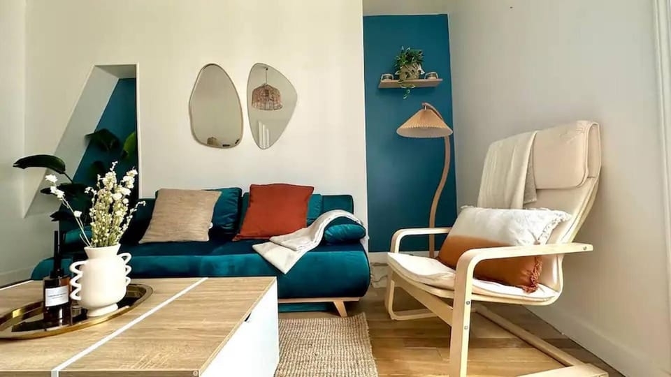 Peaceful haven in Puteaux La Perle Bleue Apartment in Puteaux