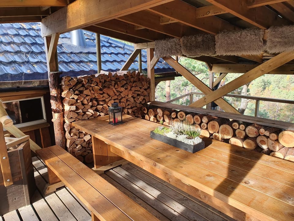 Gluba Treetop Cabins Elgposten Cabin in Norway