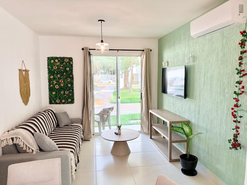 Caribbean maya Garden planta baja y jardín junto a Centros comerciales Apartment in Playa del Carmen