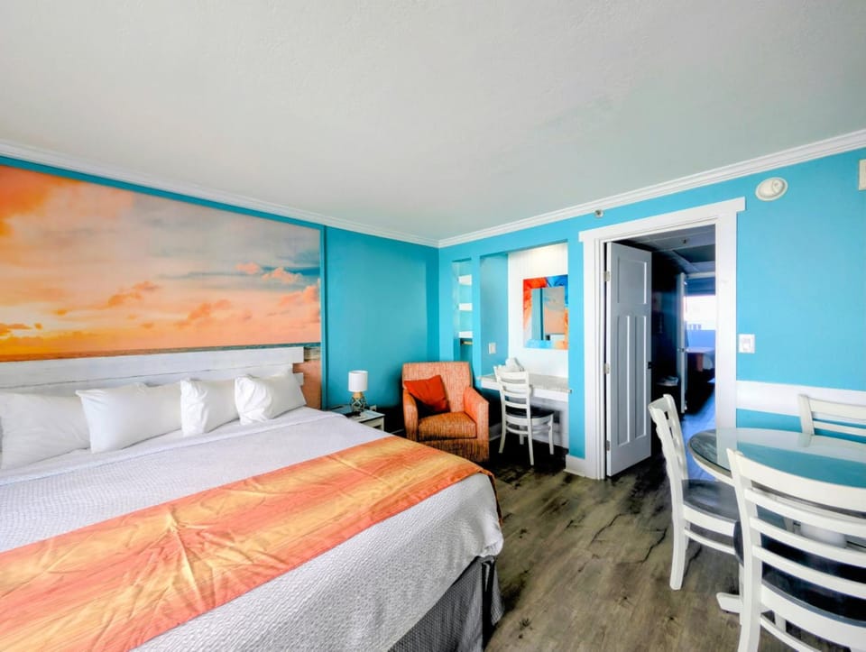 Immaculate Oceanfront Condo With Fireplace! 2BR Double King Suite-Sleeps 4-Caribbean Resort 427 House in Myrtle Beach