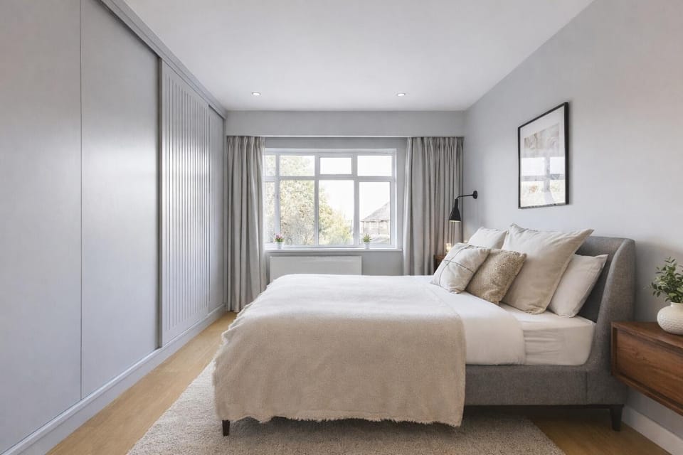 Bedroom, Garden view