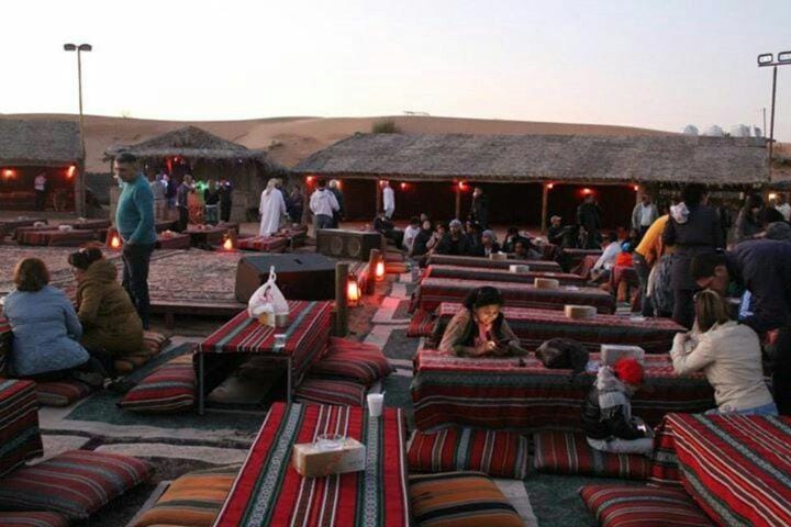 Evening Desert Safari with BBQ Dinner and Camping Luxury tent in Ajman - United Arab Emirates