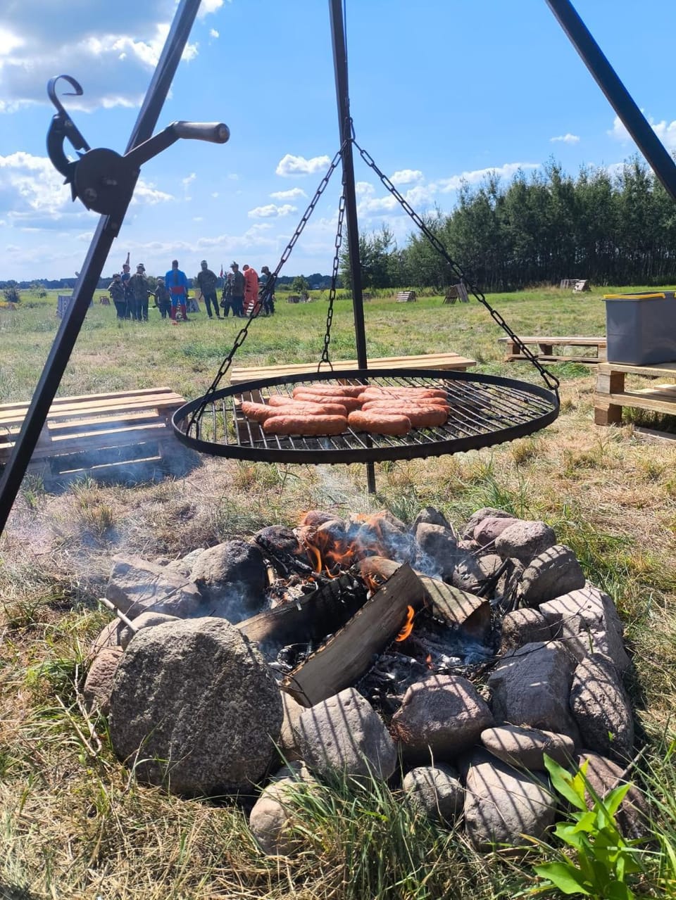 Pole Namiotowe przy Strefie Przygodowej Arena Kolba36 Luxury tent in Poland