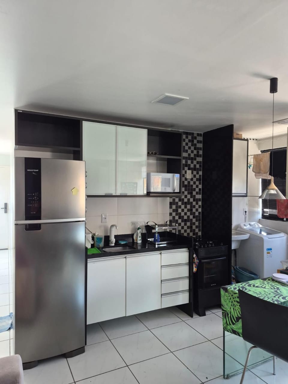 Kitchen or kitchenette, oven, stove