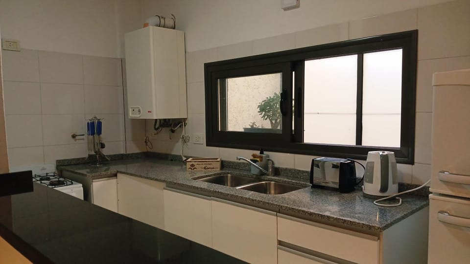 Kitchen or kitchenette, toaster