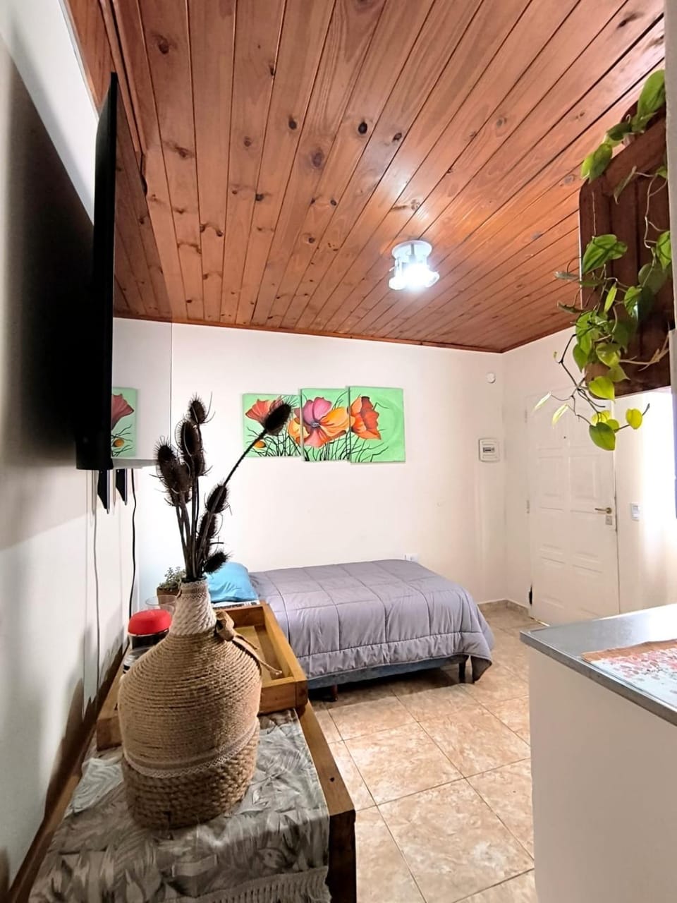 Bed, TV and multimedia, Living room, Photo of the whole room, Seating area