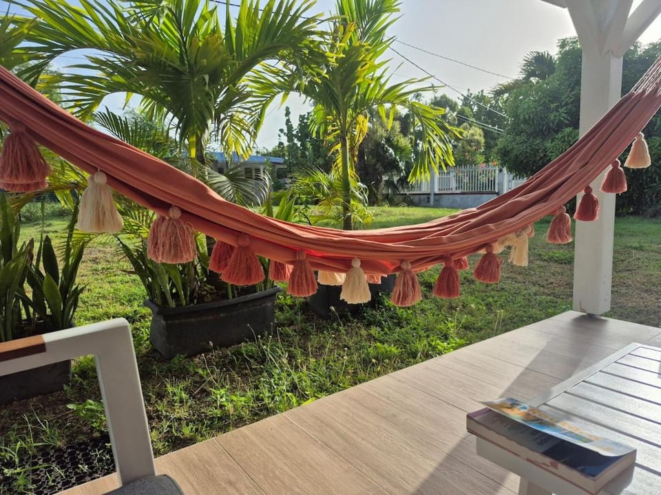 Beautiful West Indian house in a wooded garden House in Grande-Terre, Guadeloupe