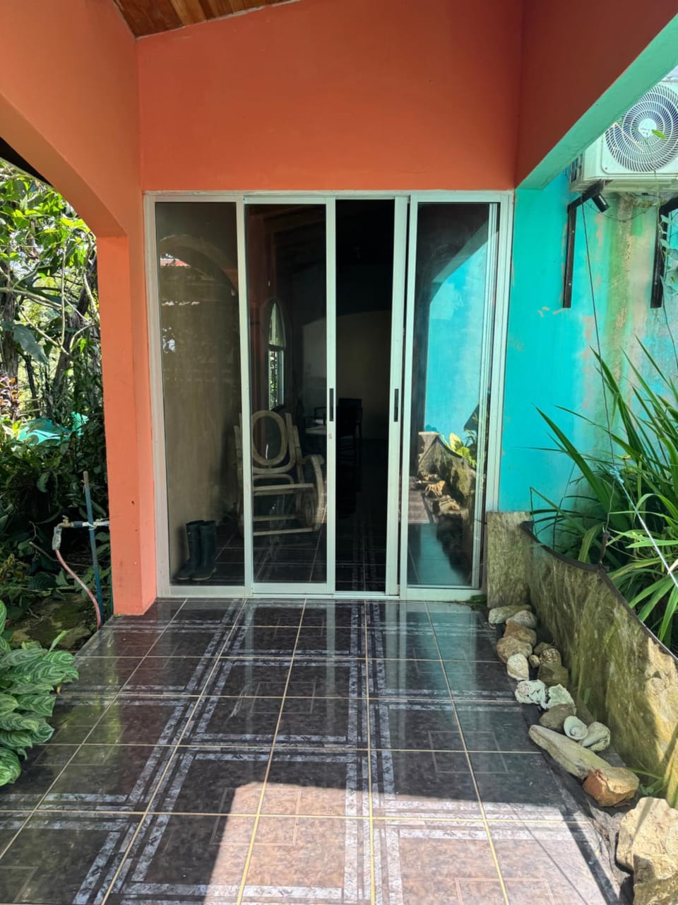 Facade/entrance, Garden view