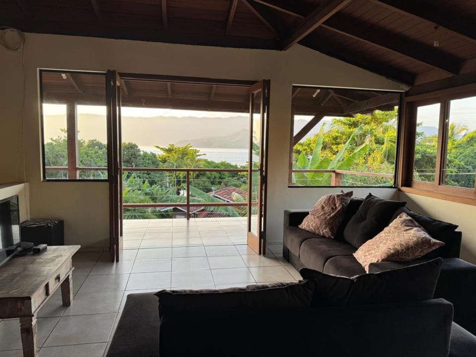 Living room, Seating area, Sea view