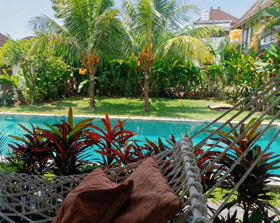 Natural landscape, Garden view, Swimming pool