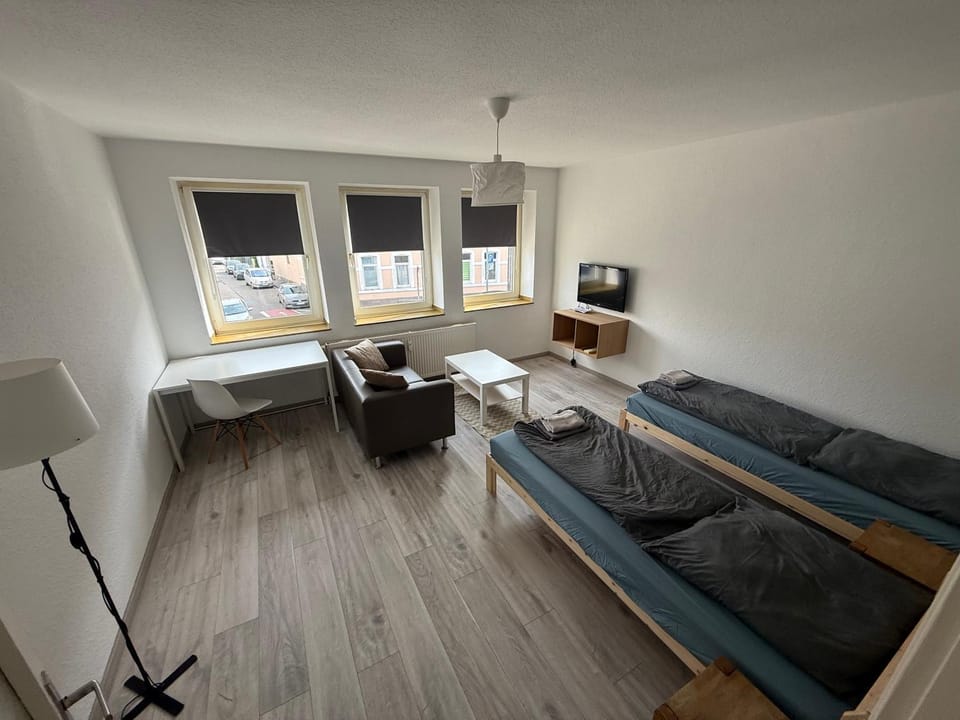 EMAS 2 Wohnung mit 2 Einzelbetten, Küche, WLAN, TV Apartment in Krefeld