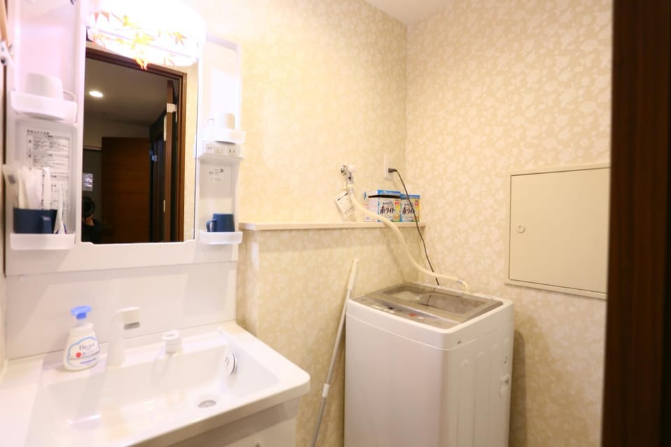 Bathroom, washing machine