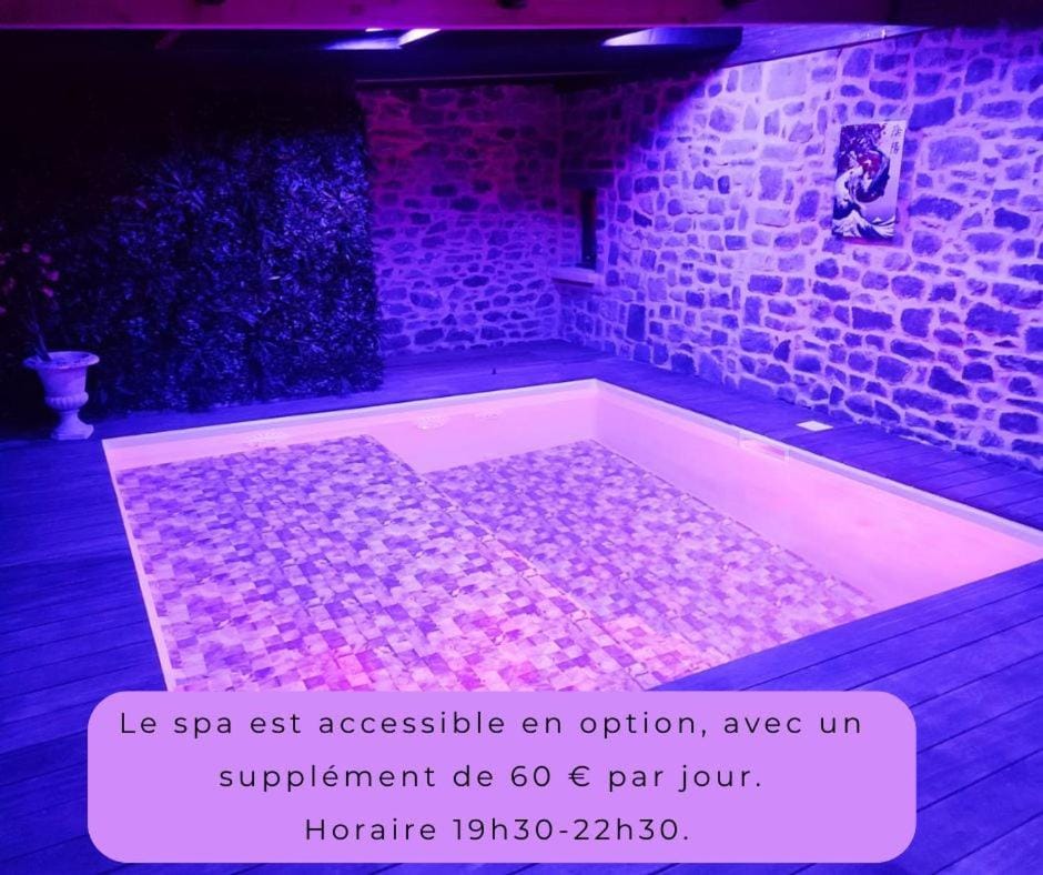 Piscine avec La rouyonnaise House in Brittany