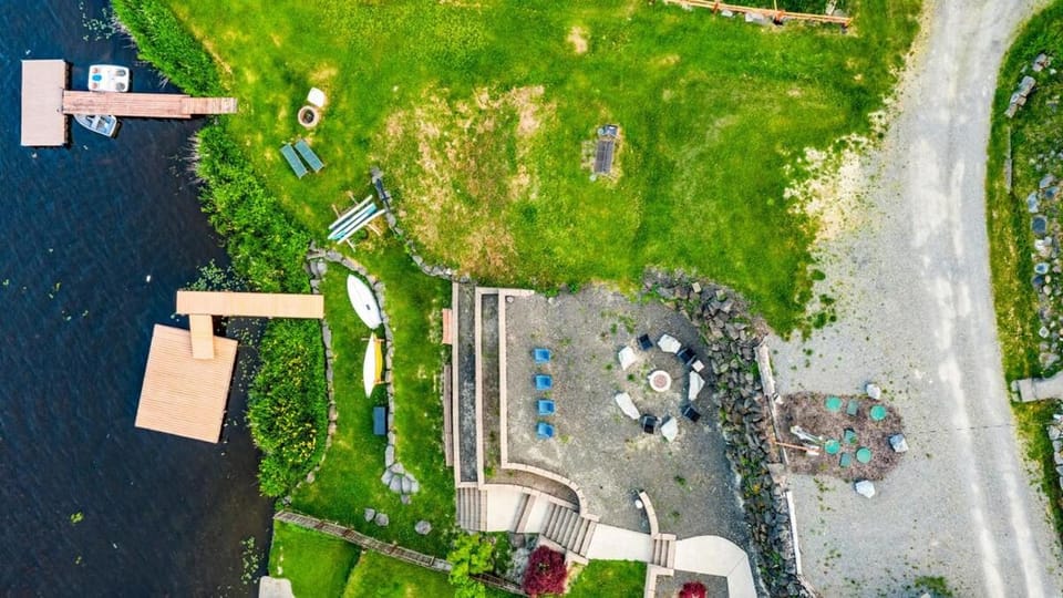 Natural landscape, Bird's eye view, Lake view