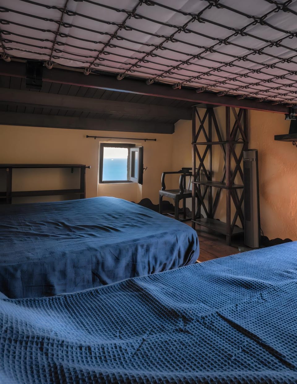 Property building, Living room, Bedroom