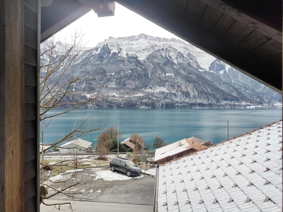 Natural landscape, Winter, View (from property/room), Lake view, Mountain view