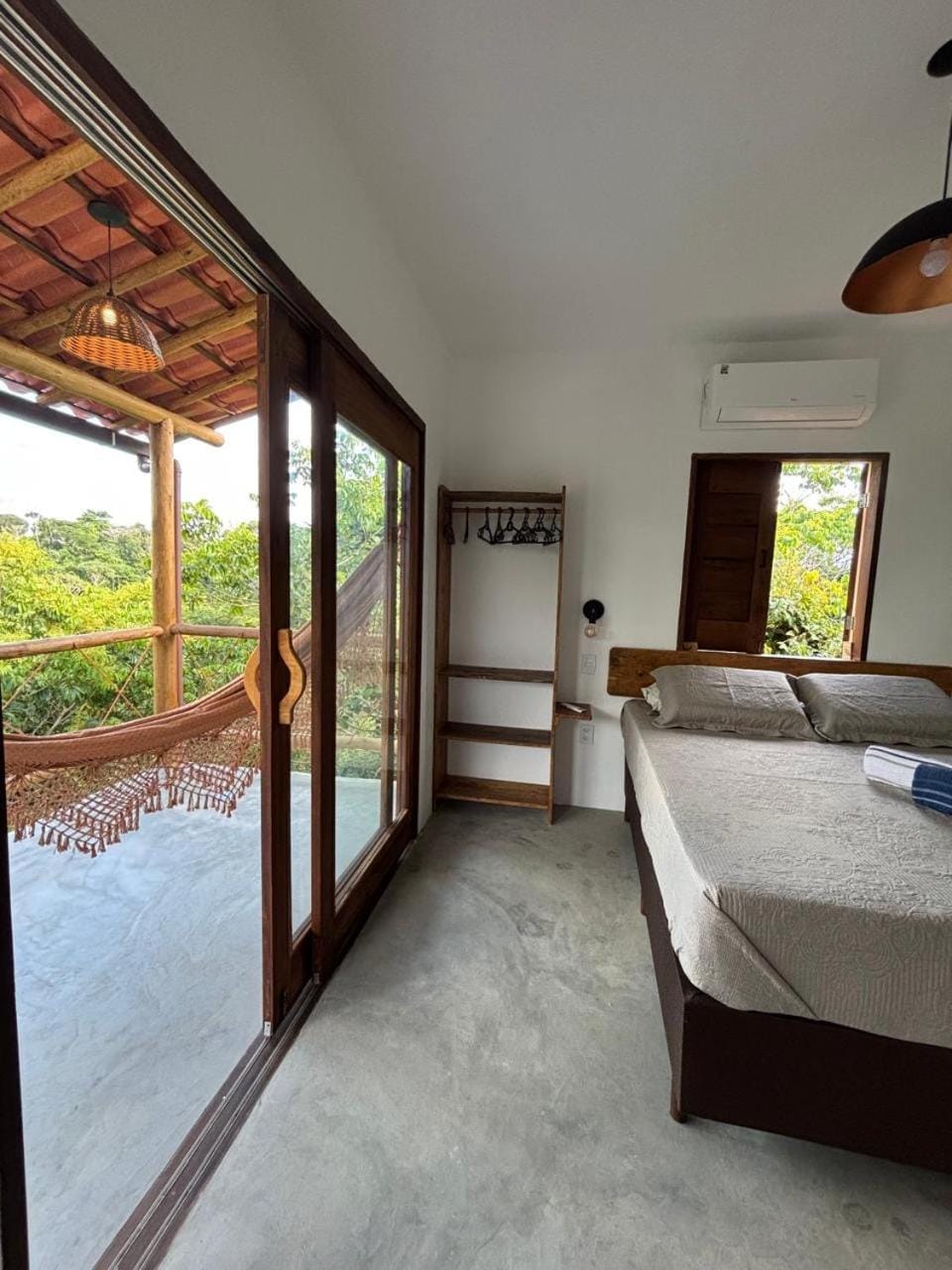 Bed, View (from property/room), Balcony/Terrace, Photo of the whole room, Bedroom