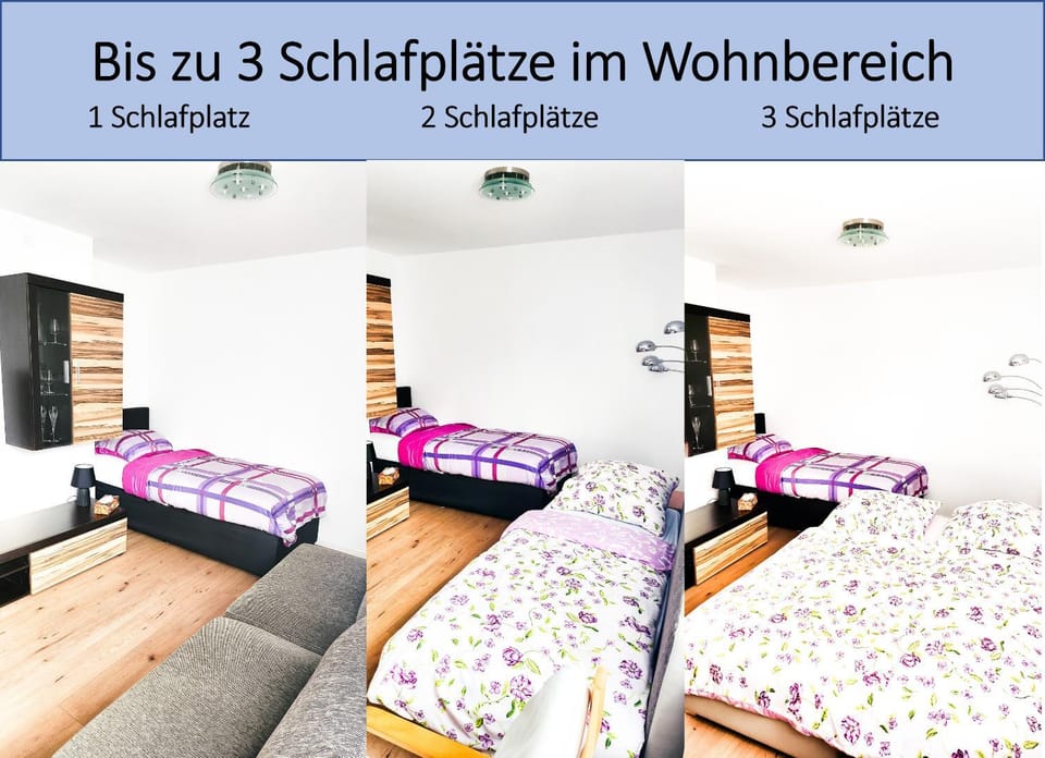 Bed, Living room