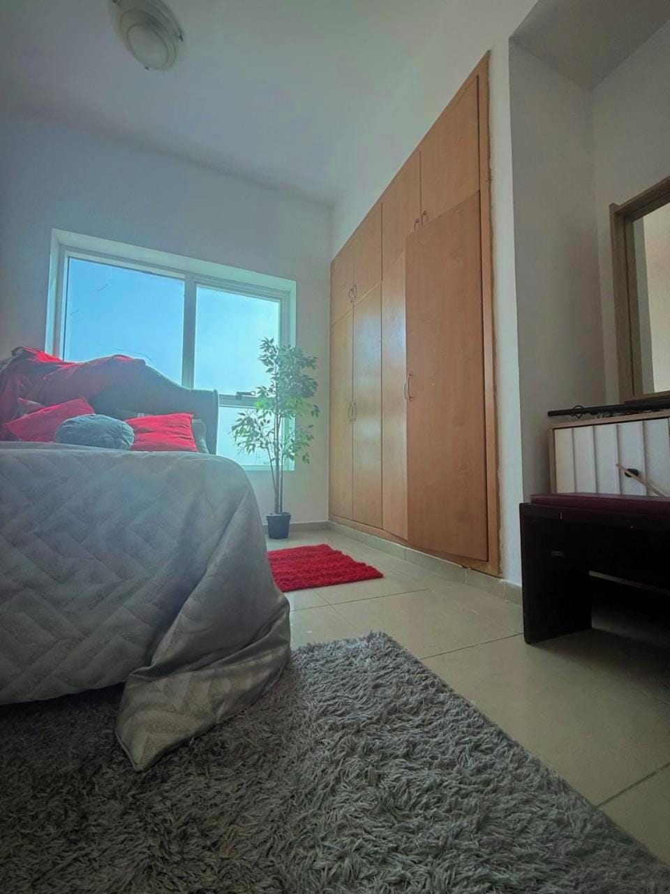 Photo of the whole room, wardrobe