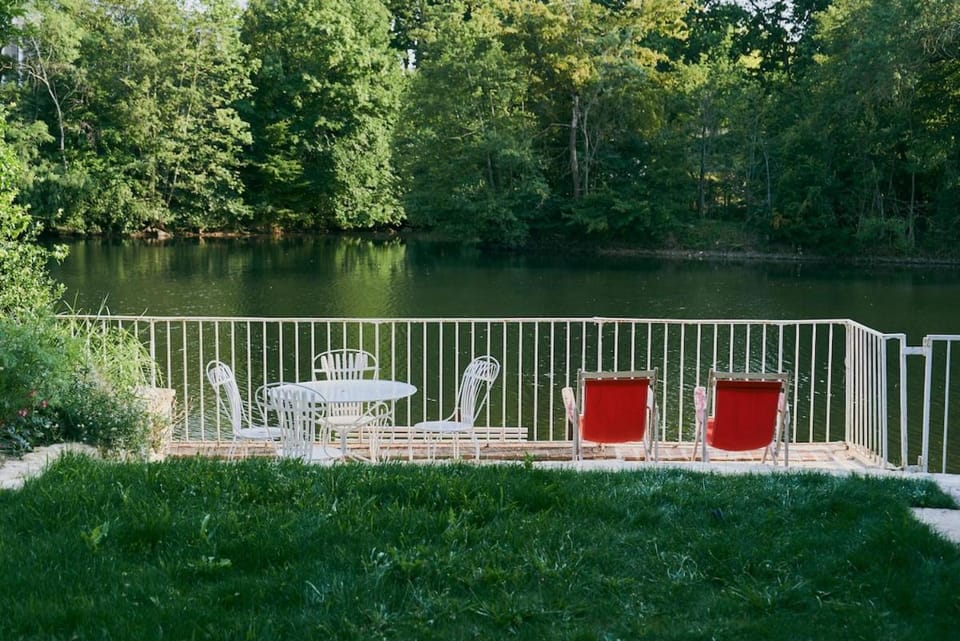 Patio, Natural landscape, Garden, View (from property/room), Balcony/Terrace, Garden view, River view