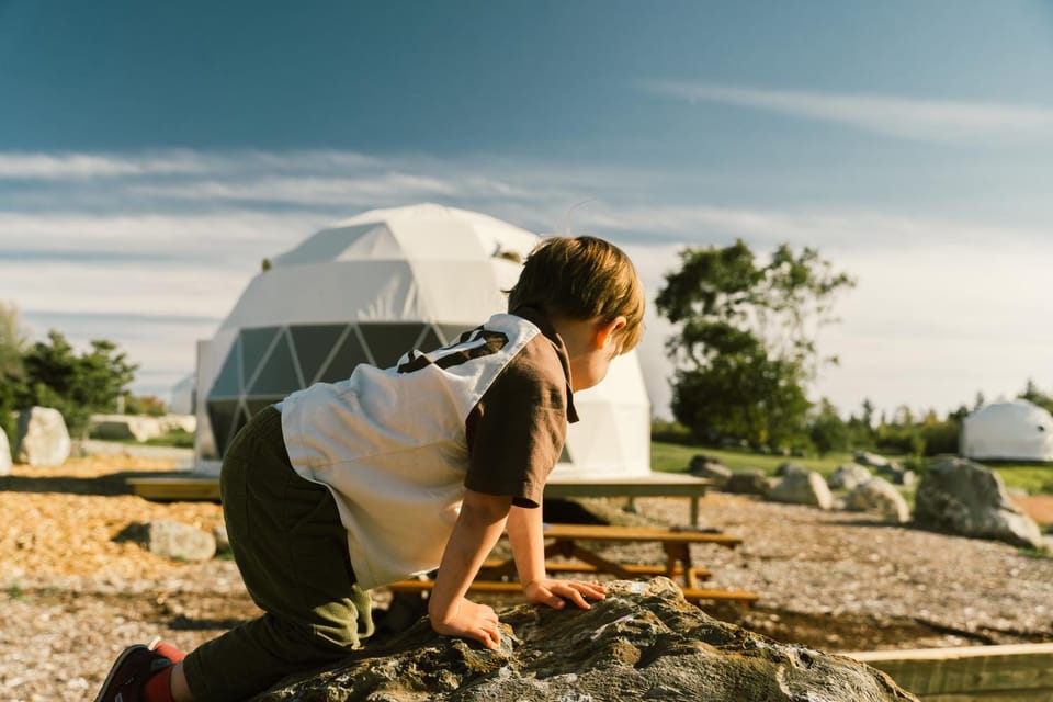 Ferncrest Acadia Luxury tent in Sedgwick