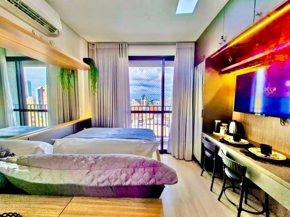 Bed, TV and multimedia, Photo of the whole room, Bedroom, air conditioner
