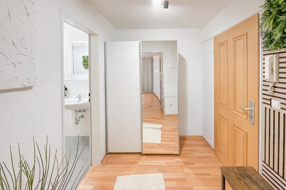 Photo of the whole room, wardrobe