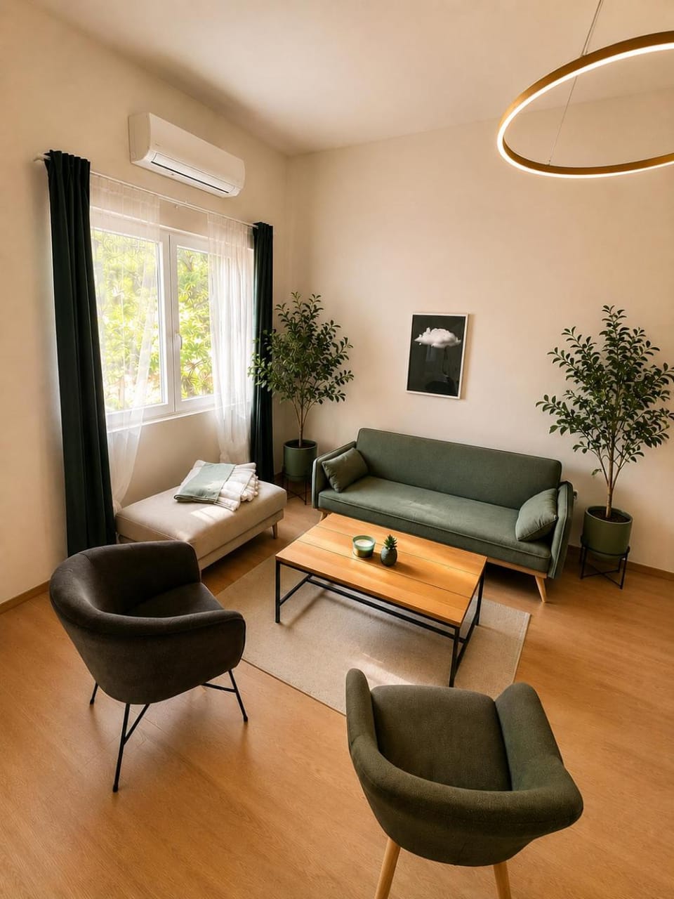 Living room, Bedroom