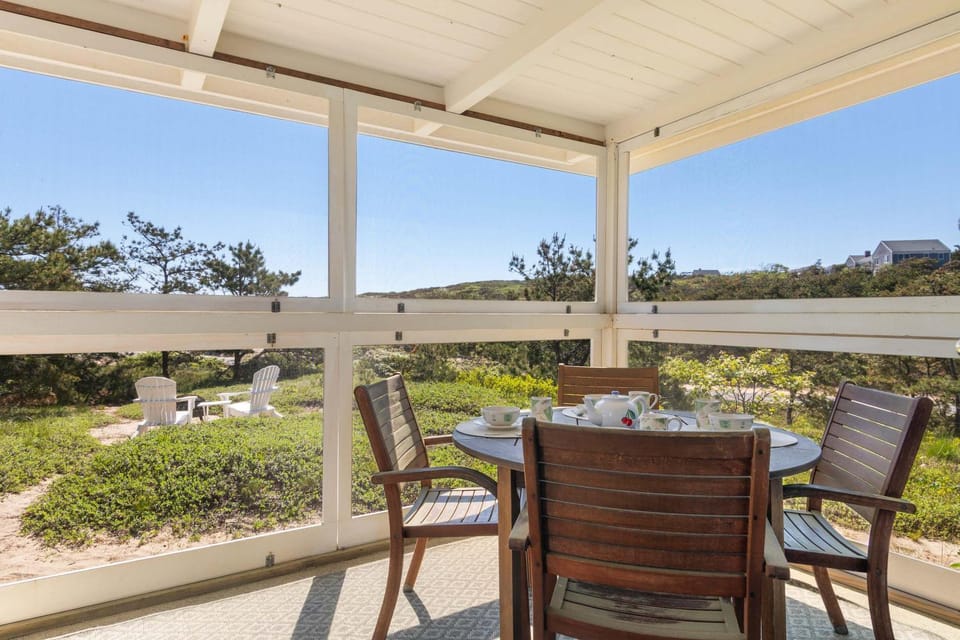 Steps to Lecount Hollow Beach Dogs Welcome House in Wellfleet