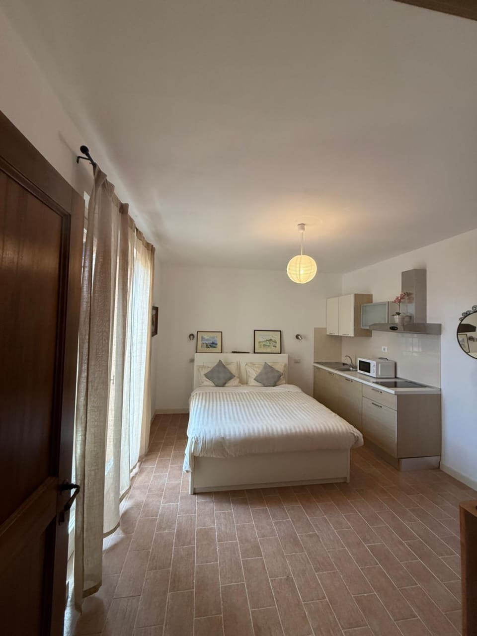 Kitchen or kitchenette, Photo of the whole room, Bedroom