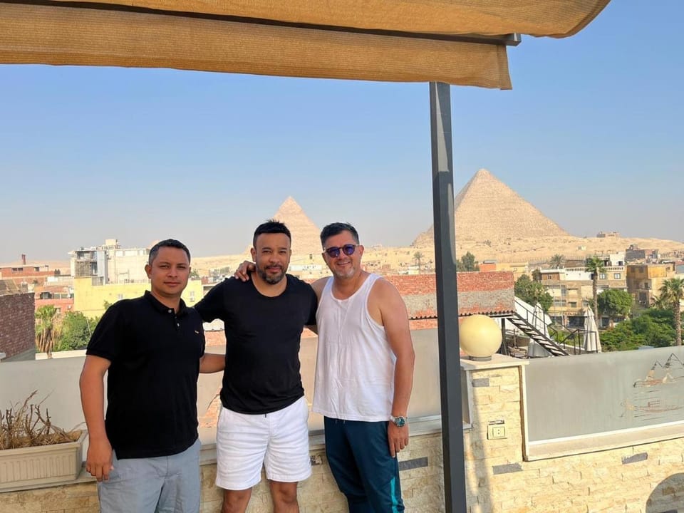 Property building, Nearby landmark, Day, People, Natural landscape, View (from property/room), Balcony/Terrace, City view, Mountain view, group of guests