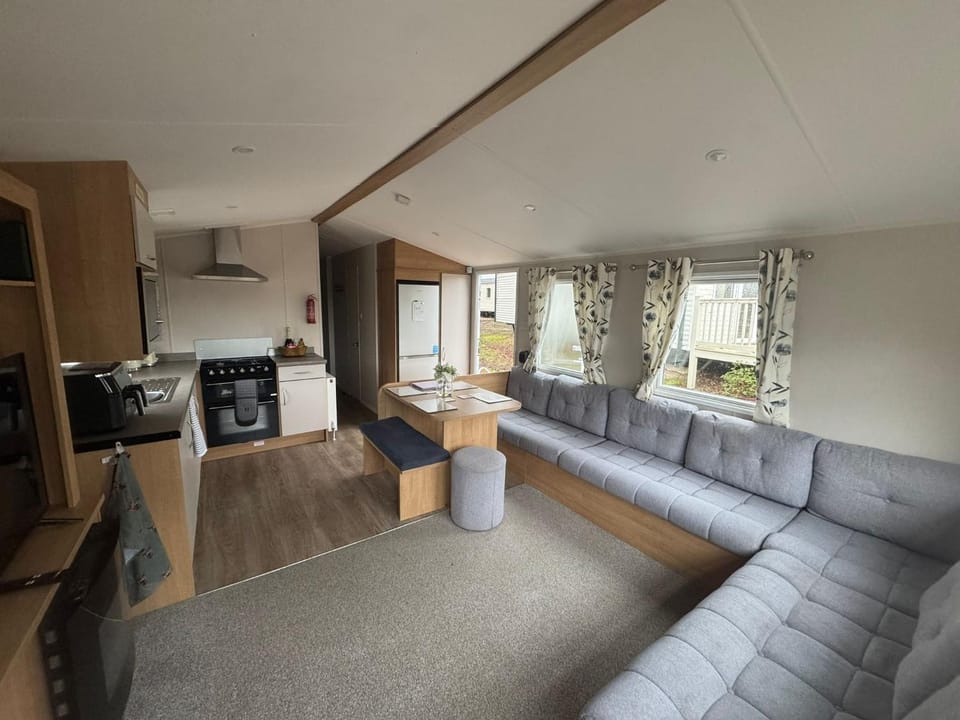 Living room, kitchen
