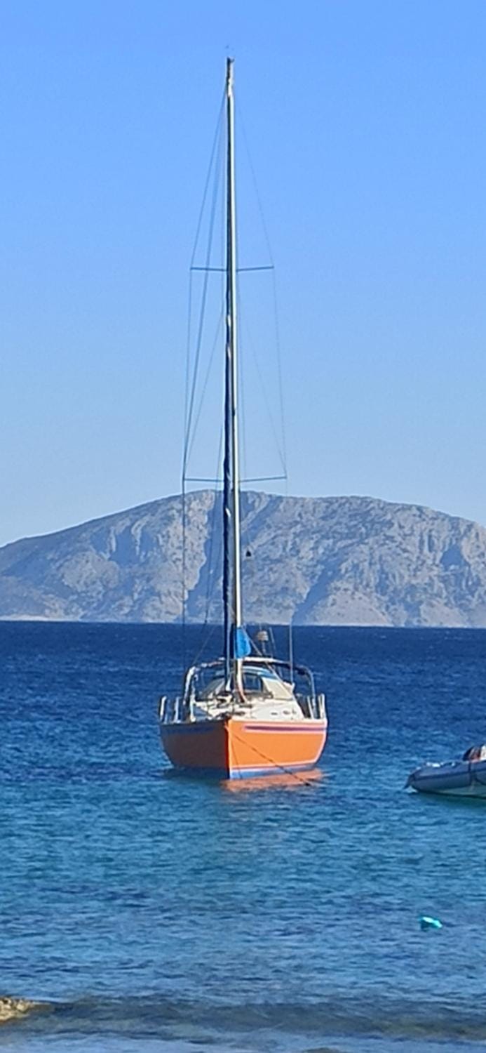 kaisi Docked boat in Icaria