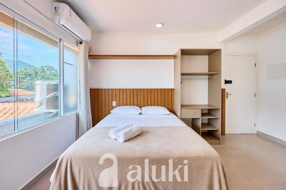 Itagua - Loft 2 · Frente ao mar na orla do Itaguá | Roupas de cama Apartment in Ubatuba