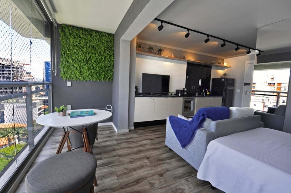 Studio Vila Mada com vista, piscina e metrô do lado Apartment in Sao Paulo City
