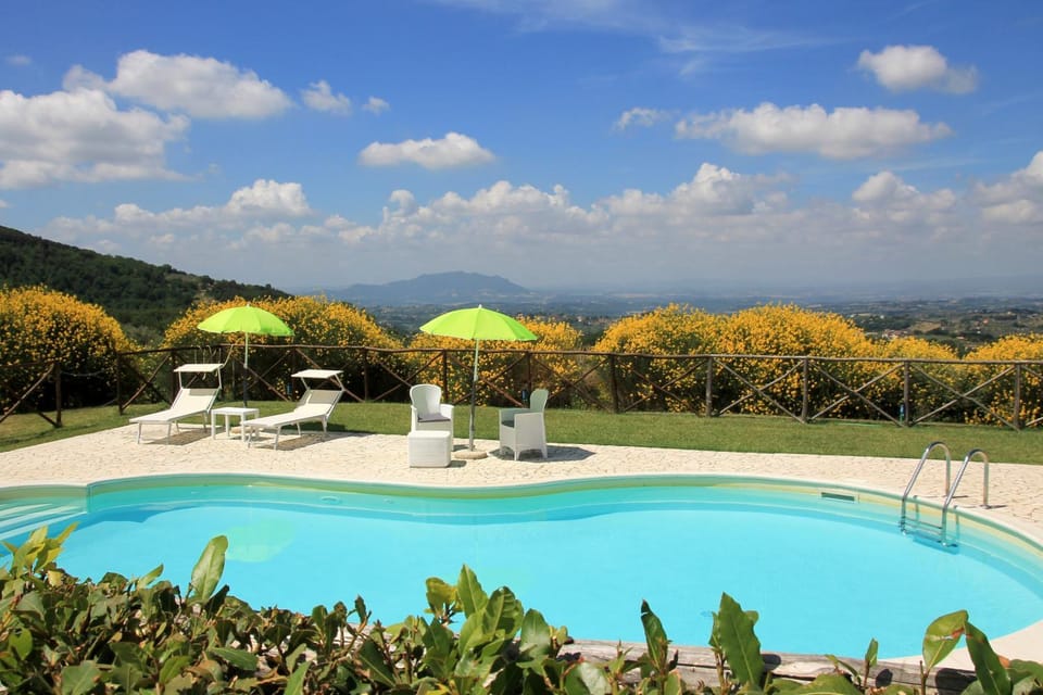 Natural landscape, Pool view, Swimming pool, sunbed