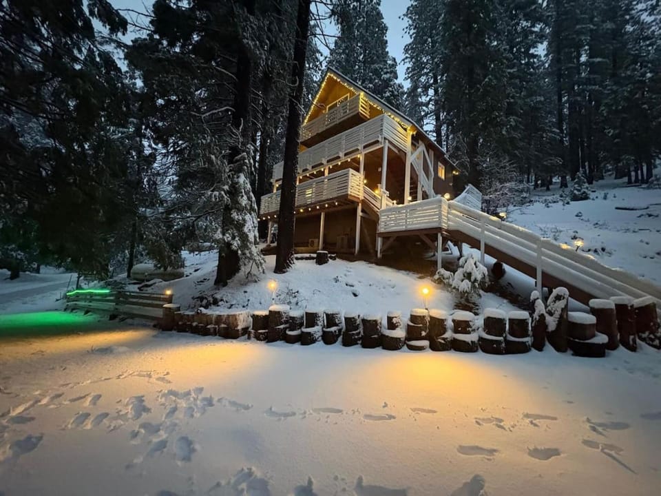 Property building, Day, Winter