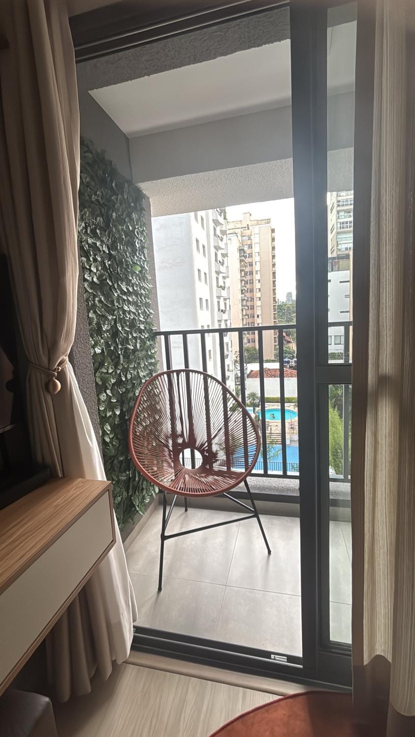 Studio espetacular em prédio premium em Pinheiros ao lado da Paulista e Faria Lima Apartment in Sao Paulo City