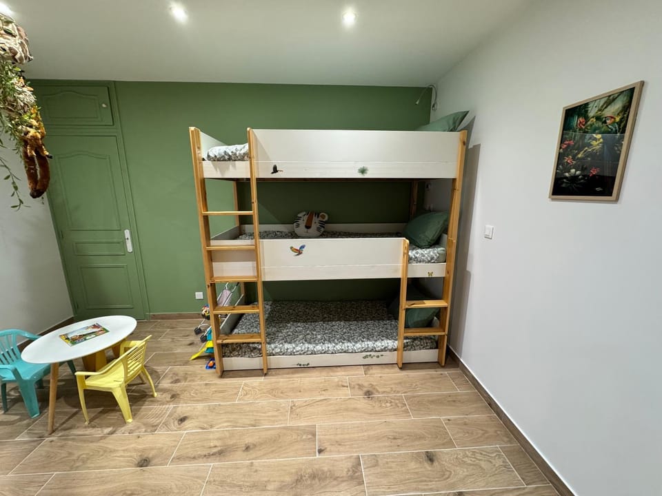 Children play ground, bunk bed