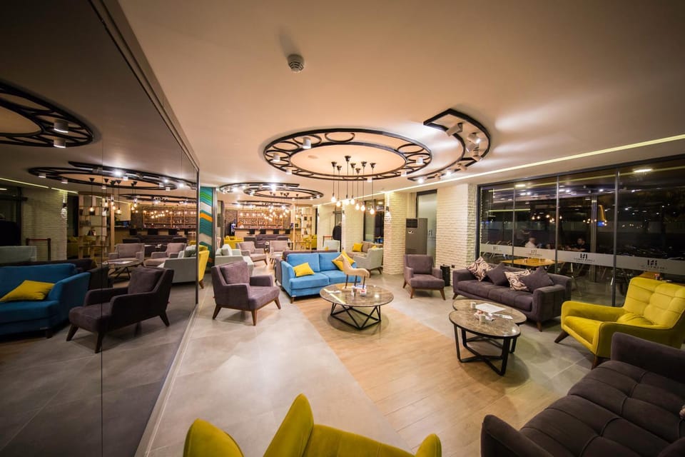 Lobby or reception, Decorative detail, Seating area