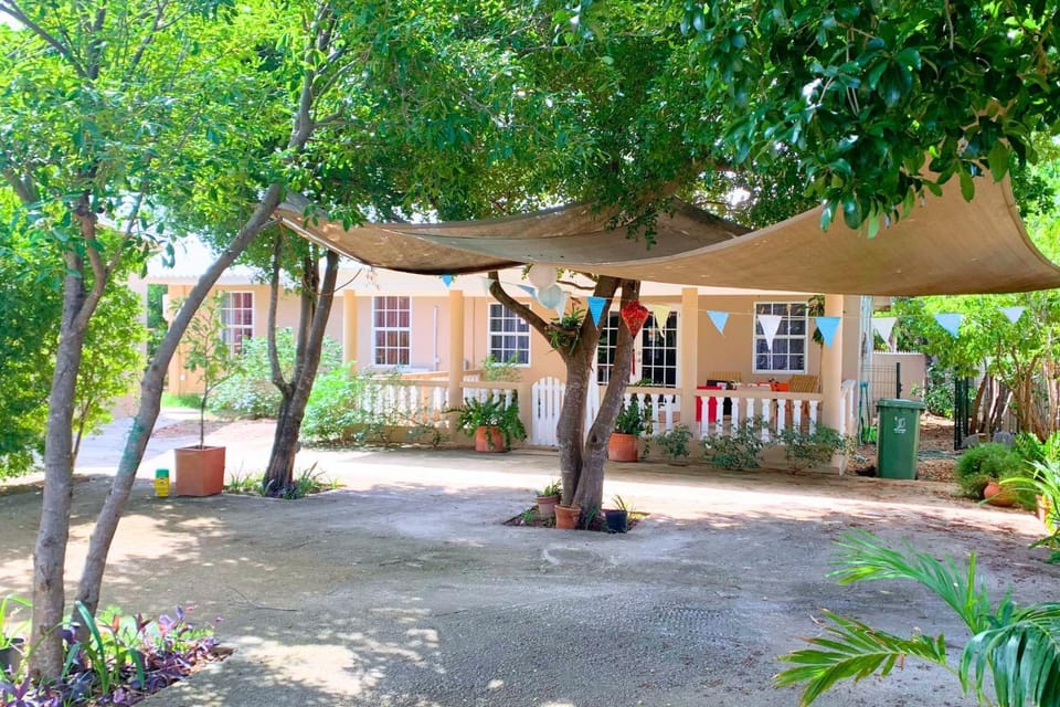 Property building, Patio, Garden view