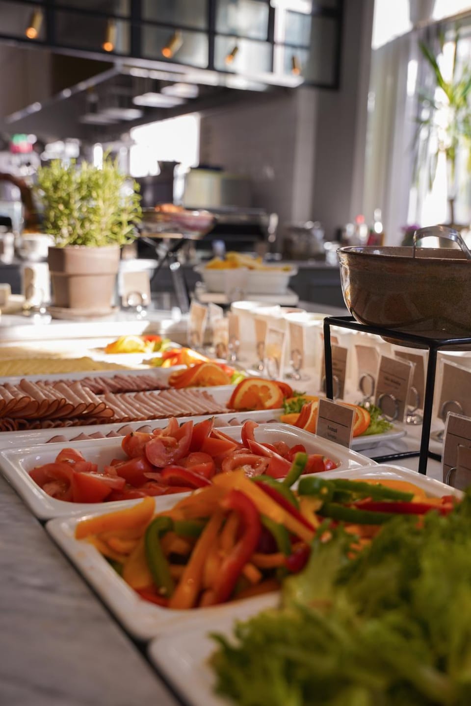 Buffet breakfast