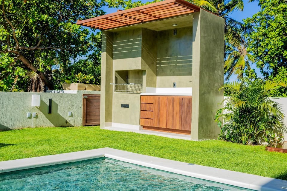 BBQ facilities, Garden, Pool view, Swimming pool