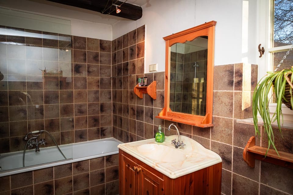 Bathroom, Living room