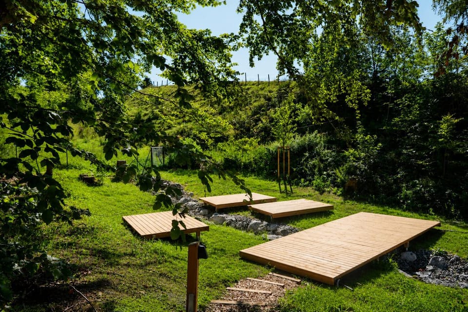 Garden, Sunset